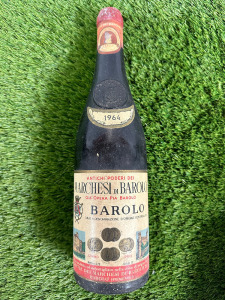 1964 Bottle of Marchesi Di Barolo, Red Wine 75cl.