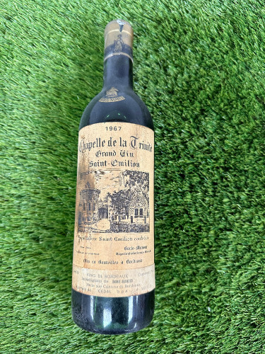 1967 Bottle of Chapelle De La Trinite Saint Emilion Grand Vin, Red Wine 75cl.