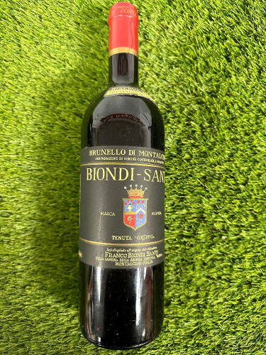 1998 Bottle of Biondi-Santi Brunello Di Montalcino Riserva, Red Wine 75cl.