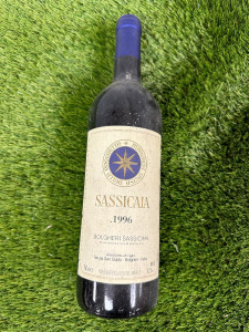 1996 Bottle of Sassicaia Tenuta San Guido, Red Wine 75cl.