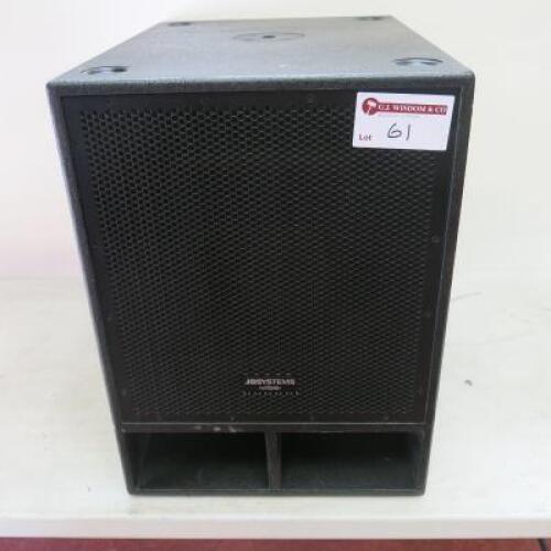 JB Systems Pro Speaker Series Vibe-15 SUB mk2 Subwoofer 400w