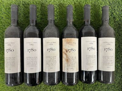 6 x 2000 Bottles of Castell Del Remei 1780 Costers Del Segre, Red Wine 75cl.