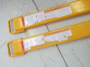 Pair of 6ft Forklift Extensions in Yellow. - 2