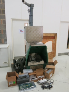 C-Lock Greenfeed Single Hopper Unit, Model 170 Gas Flux/Analyser. Comes with Assortment of Spares, Power Supply, Filters & Parts. Palatized for Transportation.