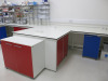 Laboratory 2 - Workbenches, Sink Unit & Cabinets to Include: 670cm Run of Fitted Work Station with 6 x Power Sockets, 310cm Workbench with Built in Sink Unit & Cupboard Under and 8 x Mobile Interfocus Mynewlab Undecounter Cabinets with 2 x 4 Draw & 6 x 2 - 2