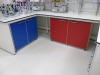 Laboratory 2 - Workbenches, Sink Unit & Cabinets to Include: 670cm Run of Fitted Work Station with 6 x Power Sockets, 310cm Workbench with Built in Sink Unit & Cupboard Under and 8 x Mobile Interfocus Mynewlab Undecounter Cabinets with 2 x 4 Draw & 6 x 2 - 4