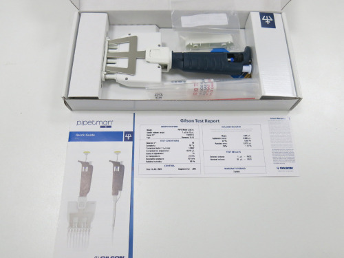 Boxed/Unused Gilson Pipetman G8X10 1-10.