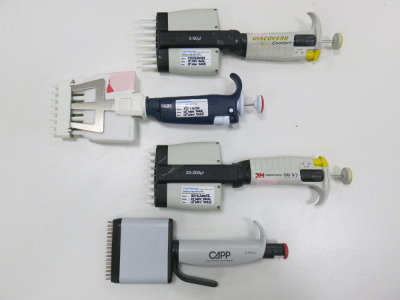 4 x Assorted Multichannel Pipettes (As Viewed).