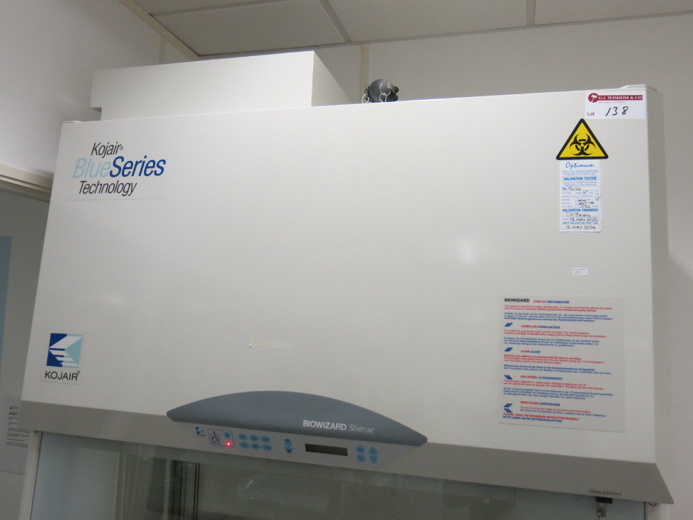 Kojair Blue Series Biowizard Silverline, Biohazard Cabinet, Model SL ...