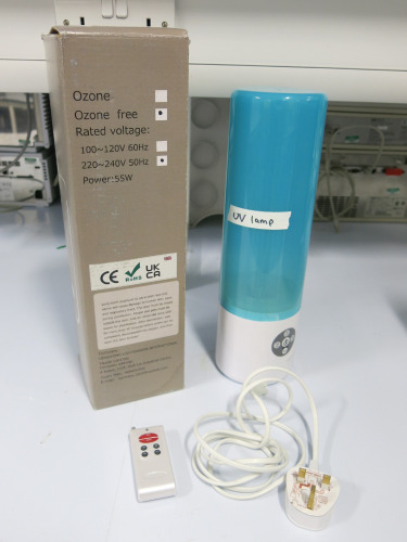 Ozone UV Lamp with Box & Remote.