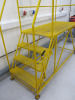 3 Tread Single Ended Access Platform. Size H197 x W80 x D215cm. - 2