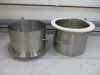 Stainless Steel Sieve with Stainless Steel Pot.