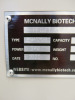 McNally Biotech Pellet Mill, Model ZKLSP120B, DOM 2020. Capacity 60-100kg. - 4