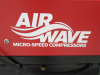 Air Wave Micro Speed Compressor on Wheels, Model XLPM7.5ATD, S/N LGFB202211-5407, 3 Phase, DOM 11/2022. Comes with Refrigerated Air Dryer, Model TR-5HP. - 3