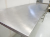 Teknomek Stainless Steel Table, Size H83 x W180 x D60cm. - 3