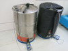 2 x Base Drum Heaters, Model HBD with Double Insulated Belts & 1 x Barrell Cover. - 2