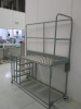 3 Tread Single Ended Access Platform in Grey. Size H197 x W68 x D175cm. - 3