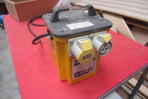 Twin Outlet 3 KVA 110v Transformer