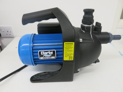 Clarke Pump, Model SPE800, Appears New/Unused.