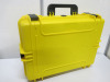 Hard Yellow Plastic Flight Case. Size 45 x 53 x 21cm. - 3