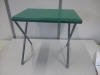 Lot Containing: Addis Pedal Bin & 4 Small Collapsible Tables. - 7