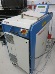 Rofin Starweld 90 Yag Laser Welder, Model SW 90, S/N 50007285, 1064nm Wave Length, 90W Laser Power, 3 Phase, DOM 08/2004. Comes with Manufacturers Manual.