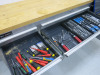 U.S Pro-Tools 15 Draw Mobile Tool Chest with Large Assortment of Tools (As Viewed). Size H91 x W183 x 47cm. - 9