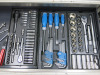 U.S Pro-Tools 15 Draw Mobile Tool Chest with Large Assortment of Tools (As Viewed). Size H91 x W183 x 47cm. - 10