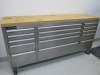 U.S Pro-Tools 15 Draw Mobile Tool Chest with Large Assortment of Tools (As Viewed). Size H91 x W183 x 47cm. - 14