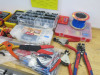 Assortment of Electrical Testing Equipment, Tools & Consumables to Include: 3 x UT60 Testers, Clarke CDM 45 Multimeter, Maplin N58FU & YCT Thermometer, 7 x Assorted Handtools/Cutters & 3 x Boxes of Consumables (As Viewed). - 3