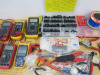 Assortment of Electrical Testing Equipment, Tools & Consumables to Include: 3 x UT60 Testers, Clarke CDM 45 Multimeter, Maplin N58FU & YCT Thermometer, 7 x Assorted Handtools/Cutters & 3 x Boxes of Consumables (As Viewed). - 4