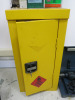 Flammable Cabinet with Key. Size H70 x W35 x D30cm. NOTE: Includes Contents (As Pictured). - 2