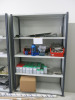 Lightweight Boltless Grey Raking/Shelving to Include: 5 x Uprights & 15 x Shelves. Size H200 x W100/130 x D50cm. - 2