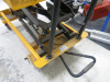 Mobile Pump Up Platform Lift in Yellow. - 3