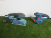 2 x Sanders to Include: Erbauer 1/2 Sheet Sander & Silver line Random Orbit Sander.