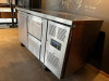 Polar 1 Door & 2 Drawer Stainless Steel Refrigerated Prep Counter, Model GD873-02, S/N 22135283. Size H85 x W136 x D70cm. - 2