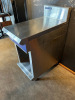 Blue Seal Infill Table with Shelf Under. Size H92 x W45 x D75cm. - 2