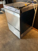 Halcyon Front Loading Dishwasher, Model Amika H55WS, S/N 3132911, DOM 05/2023. Comes with 2 Trays. - 2