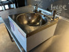 Basix stainless Steel Hand Basin with Oillar Taps, Size H17 x W30 x D32cm. - 2