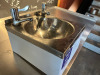 Basix stainless Steel Hand Basin with Oillar Taps, Size H17 x W30 x D32cm. - 3