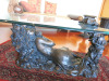 Mobasa Cast Bronze Lady Glass Top Coffee Table, Made in Spain. Size H45 x W120 x D65cm. - 4