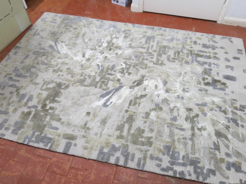 Stepevi Wings Cool Cream, Select Viscose Rug. Size 170 x 240cm.