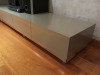 6 Draw Gloss Sage/Grey Wooden Side Unit with Mirrored Trim Castors. Size H52 x W250 x D50cm. - 3
