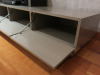 6 Draw Gloss Sage/Grey Wooden Side Unit with Mirrored Trim Castors. Size H52 x W250 x D50cm. - 5