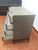 5 Draw Heavy Wood Chest of Draws in Funky Torn Wood Effect with Chrome Handles & Soft Close. Size H94 x W113 x D50cm. - 5