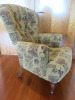 Fabric Armchair with Apple, Flower & Writing Detail. - 2