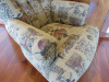 Fabric Armchair with Apple, Flower & Writing Detail. - 3