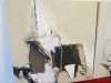 Pair of Original Abstract Acrylic on Canvas Artworks, Signed by Artist 'Sofie' in Browns, Creams & White. Size 70 x 70cm. - 2