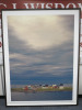 Andrea Jarvis Hamilton Artwork, Framed & Mounted of 'Small Scandinavian Seaside Town' Signed by Artist Limited Edition 2/6. Overall Size 170.5 x 132cm. NOTE: Signs of light damage to artwork as viewed/pictured.