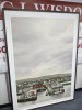 Andrea Jarvis Hamilton Artwork, Framed & Mounted of 'Fishing Harbour & Seaside Town'. Overall Size 170.5 x 132cm. - 4